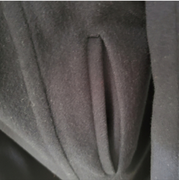 Saks Fifth Avenue Double Breasted Wool Pea Coat - Picture 8 of 11